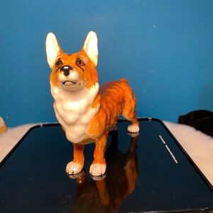 Vintage Goebel Welsh. Germany Corgi Porcelin Figurine
